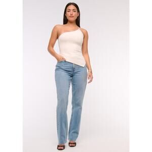 Abercrombie and fitch Curve Love The 90's Straight High-Rise jean size 25/0